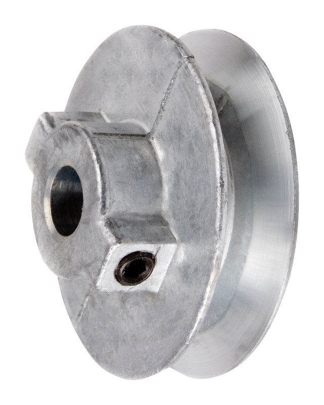 Chicago Die Cast 2-1/2 in. D X 1/2 in. D Zinc Single V-Grooved Pulley