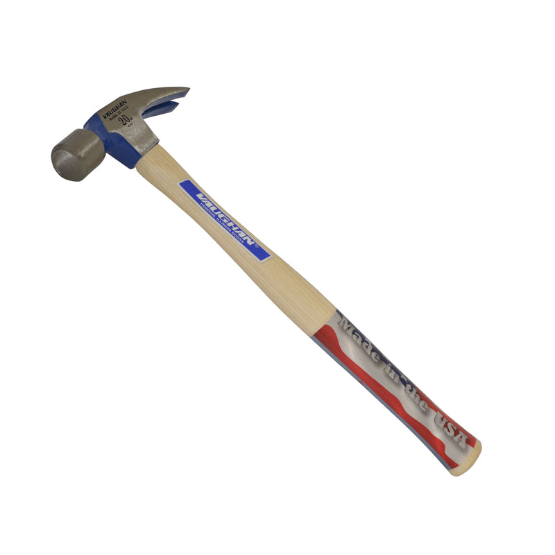 Vaughan 20 oz Smooth Face Rip Claw Hammer 16 in. Hickory Handle
