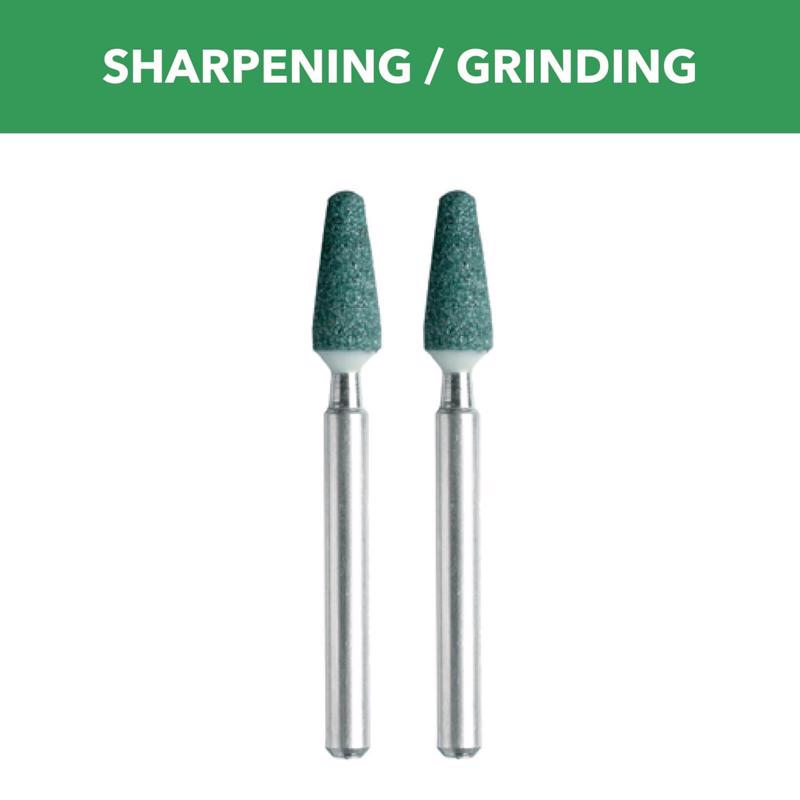 Dremel 3/16 in. D X 0.5 in. L Silicon Carbide Grinding Stone Cone 35000 rpm 2 pc