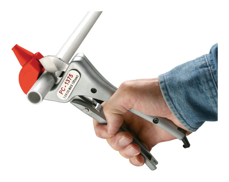 RIDGID 1-3/8 in. Plastic Pipe and Tubing Cutter Silver