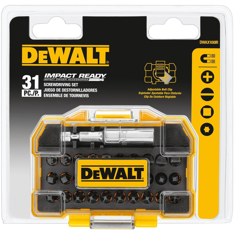 DeWalt Impact Ready Screwdriver Bit Set 31 pc