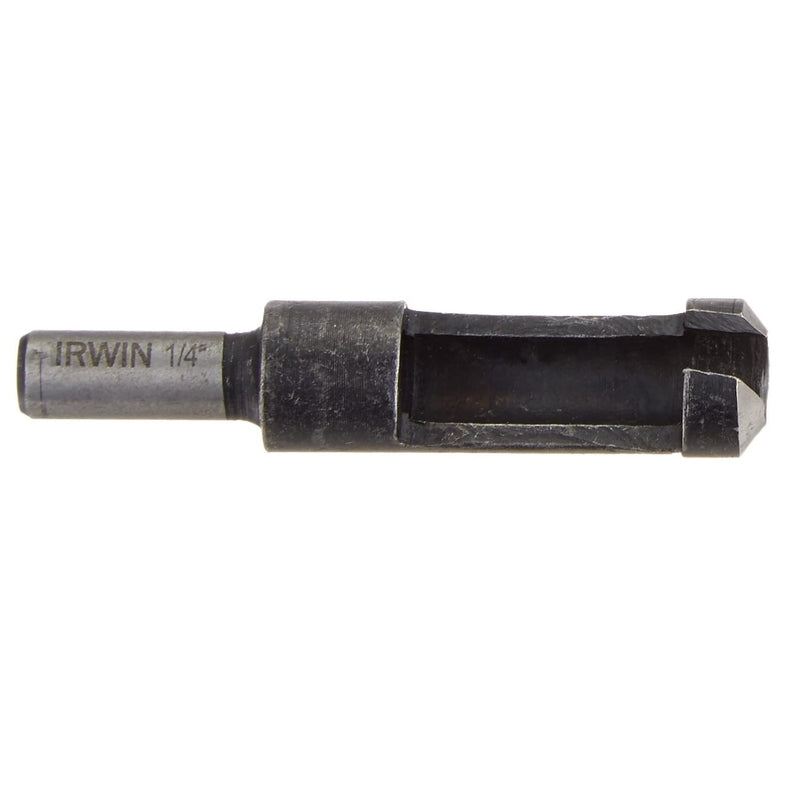 Irwin 1/4 in. X 2 in. L High Carbon Steel Plug Cutter Round Shank 1 pc