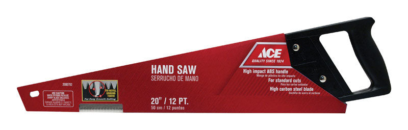 Ace 20 in. High Carbon Steel Tool Box Saw 12 TPI Fine 1 pc