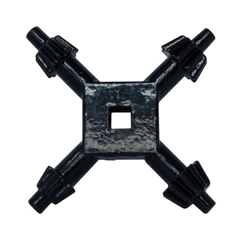 Eazypower Isomax Assorted in. Assorted Steel 4-Sided Chuck Key Thumb Handle Steel 1 pc