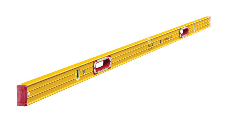 STABILA 78 in. Aluminum Type 196 Heavy Duty Level 3 vial