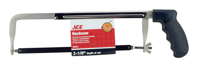 Ace 12 in. Carbon Steel Economy Hacksaw Silver 1 pc