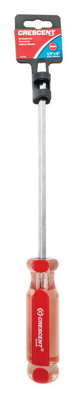 Crescent 1/4 in. X 8 in. L Slotted Screwdriver 1 pc