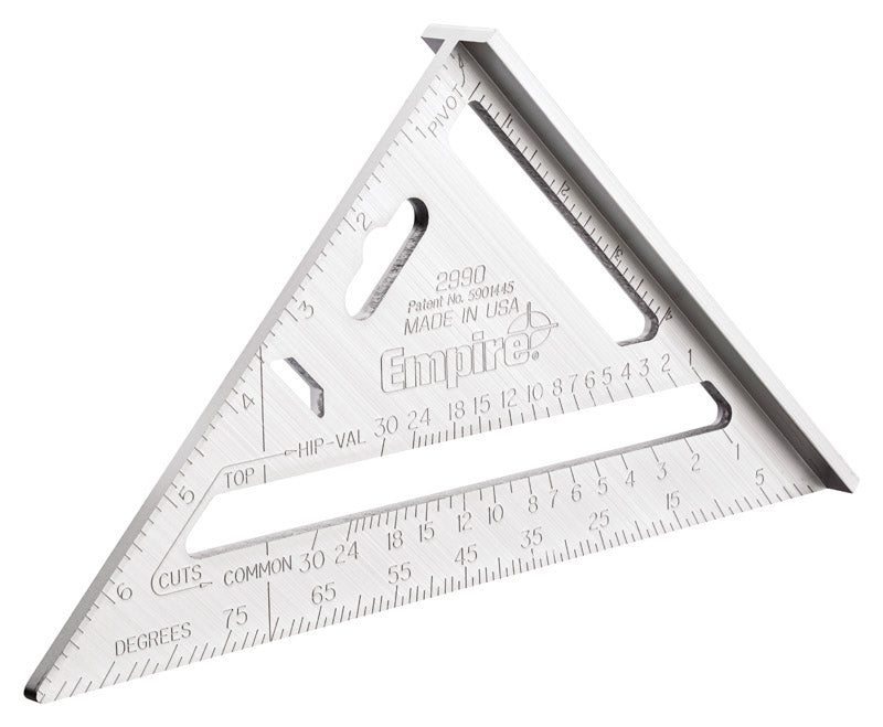 Empire Magnum 7 in. L X 7 in. H Aluminum Heavy Duty Rafter Square