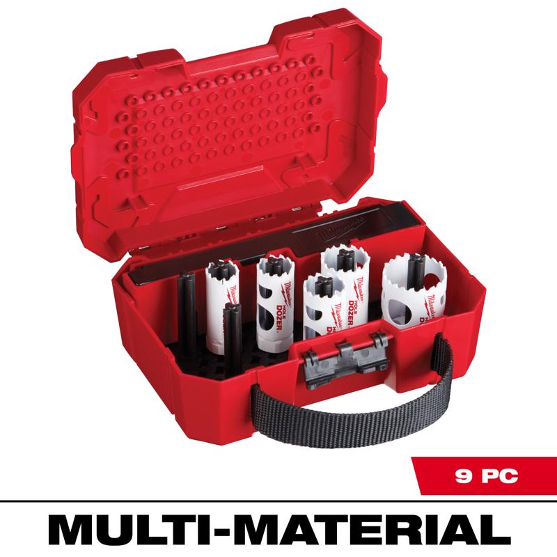 Milwaukee Hole Dozer Assorted Bi-Metal Hole Saw Kit