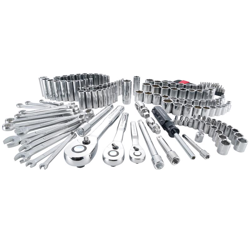 Craftsman 1/4, 3/8 and 1/2 in. drive Metric and SAE 6 and 12 Point Mechanic's Tool Set 189 pc