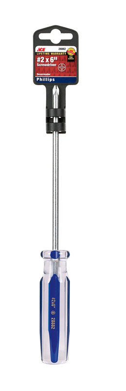 Ace No. 2 X 6 in. L Phillips Screwdriver 1 pc
