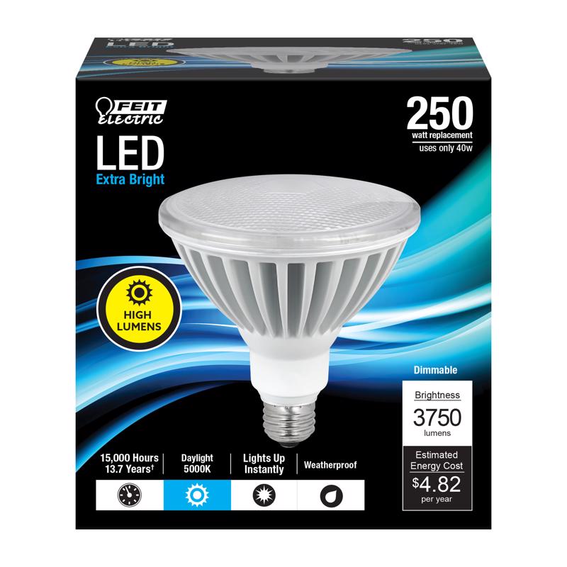 Feit PAR38 E26 (Medium) LED Bulb Daylight 250 Watt Equivalence 1 pk