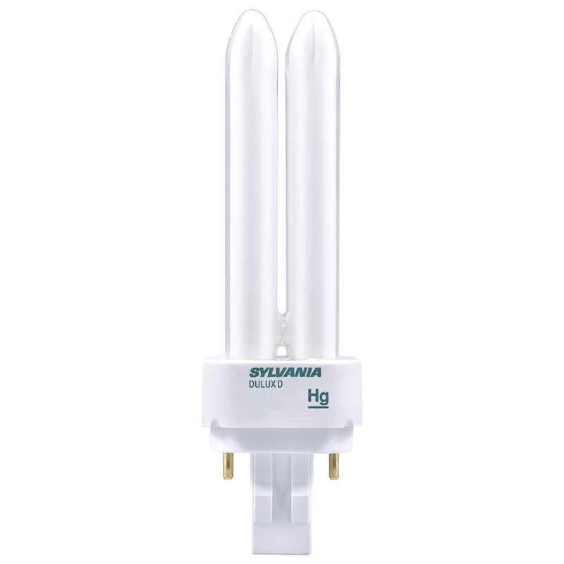 Sylvania Dulux 18 W Tubular 1.38 in. D X 1.38 in. L CFL Bulb White Tubular 4100 K 1 pk