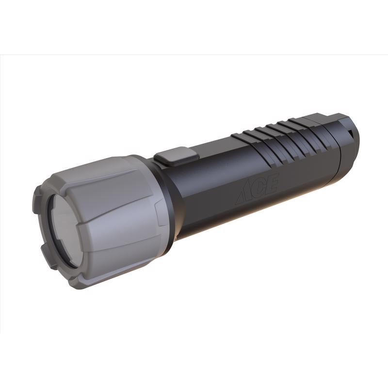 Ace 500 lm Black LED Flashlight AAA Battery