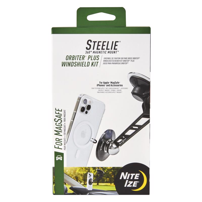 Nite Ize Steelie Multicolored Orbiter Plus Windshield Kit 1 pk