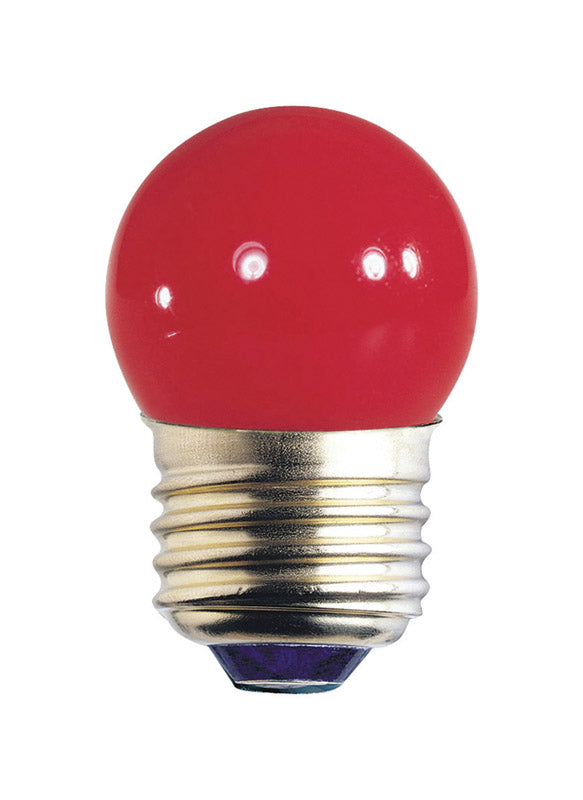 Westinghouse 7.5 W S11 Specialty Incandescent Bulb E26 (Medium) Red 1 pk