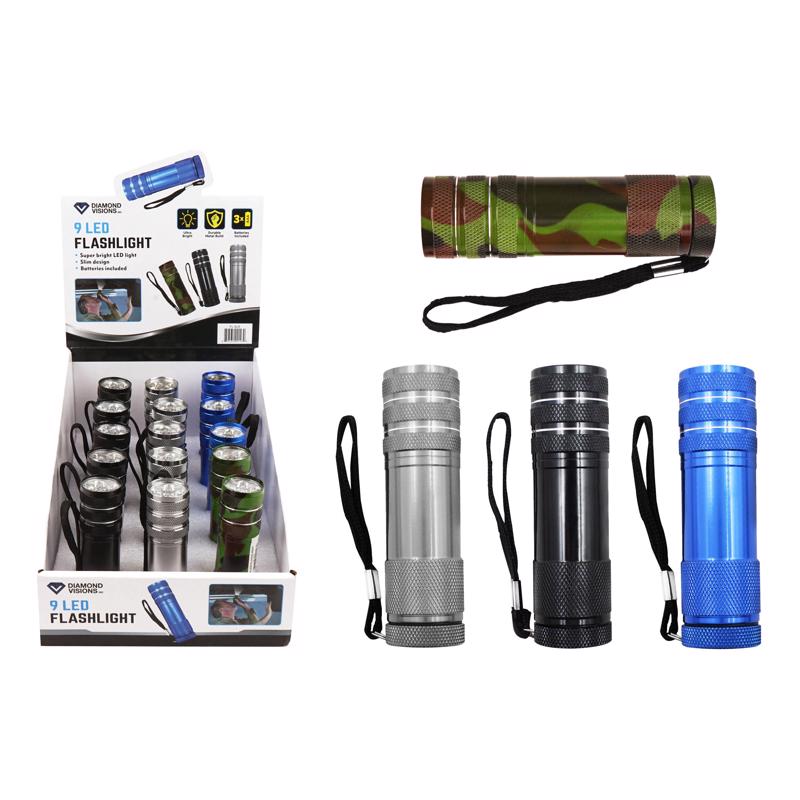 Diamond Visions Max Force Assorted LED Flashlight AAA Battery