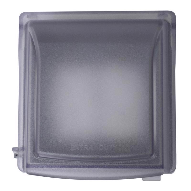 Sigma Engineered Solutions Rectangle Plastic 2 gang 6.02 in. H X 5.53 in. W Weatherproof Cover