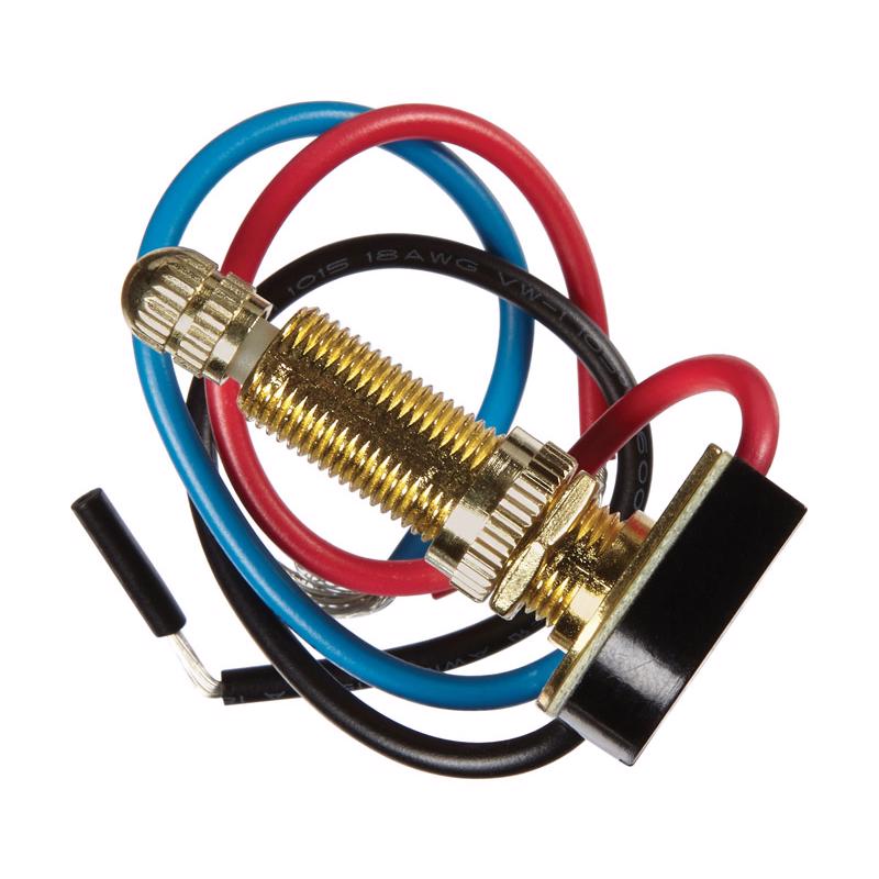 Jandorf 6 amps Single Pole or 3-way Rotary Appliance Switch Brass 1 pk