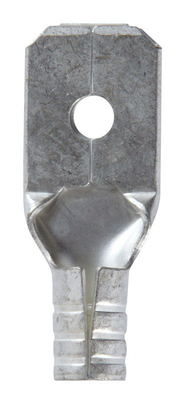 Jandorf 16-14 Ga. Uninsulated Wire Male Disconnect Silver 5 pk