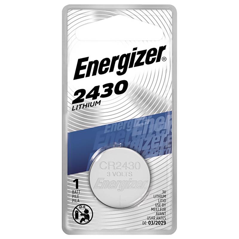 Energizer Lithium Coin 2430 3 V 0.29 mAh Keyless Entry Battery 1 pk