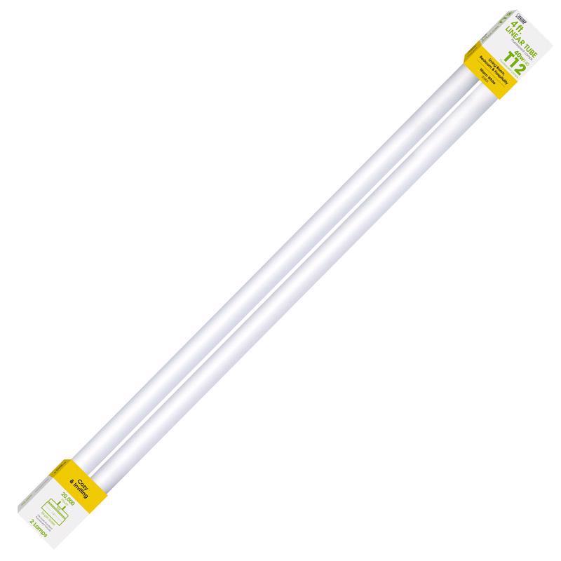 Feit Legacy Bulbs 40 W T12 1.5 in. D X 47.8 in. L Fluorescent Bulb Warm White Linear 3000 K 2 pk