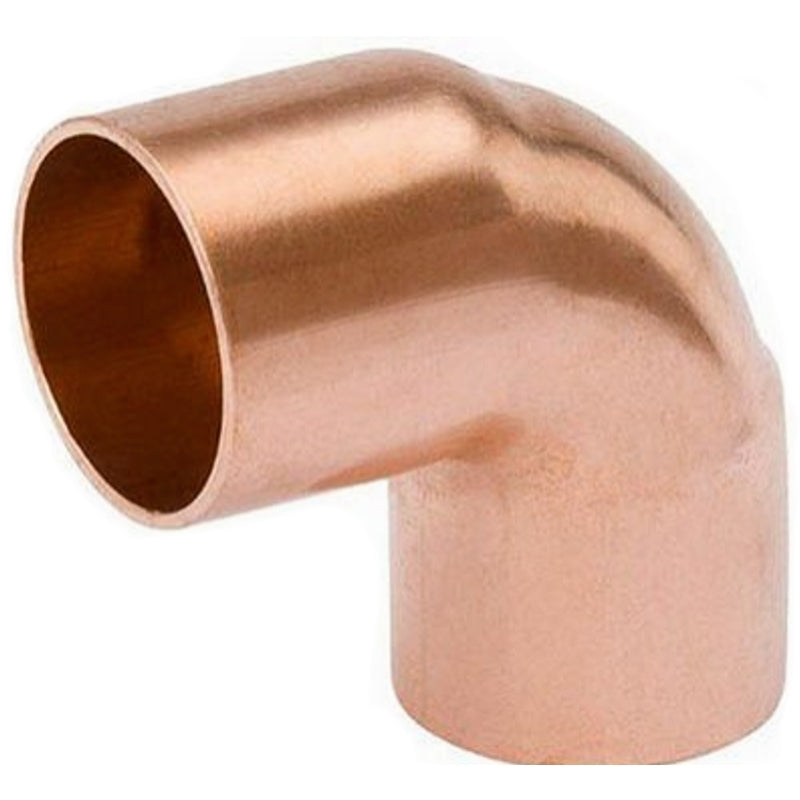 NIBCO 1/2 in. Solder X 1/2 in. D Solder Wrought Copper 90 Degree Elbow 1 pk
