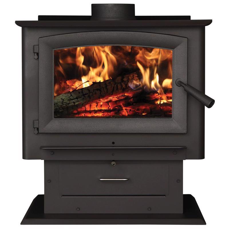 US Stove EPA Certified 2000 sq ft Classic Wood Burning Stove