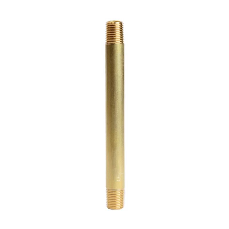 ATC 1/8 in. MPT X 1/8 in. D MPT Yellow Brass Nipple 4 in. L