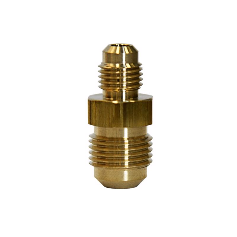 ATC 3/8 in. Flare X 1/4 in. D Flare Yellow Brass Reducing Union