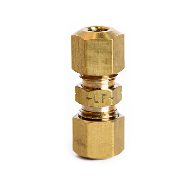 ATC 3/16 in. Compression X 3/16 in. D Compression Yellow Brass Union