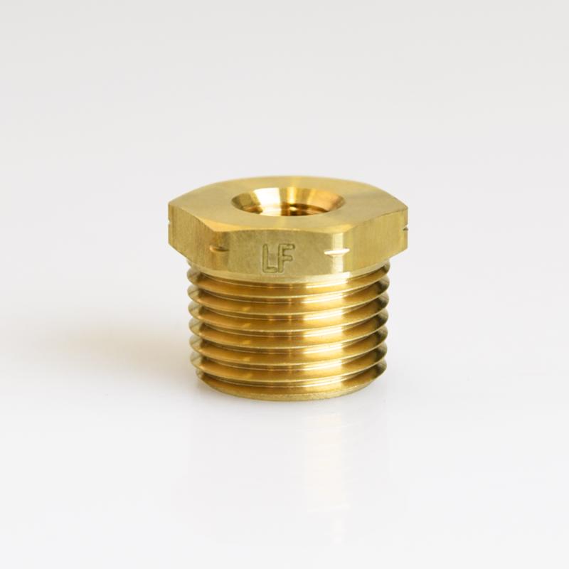ATC 1/2 in. MPT X 1/8 in. D FPT Brass Hex Bushing