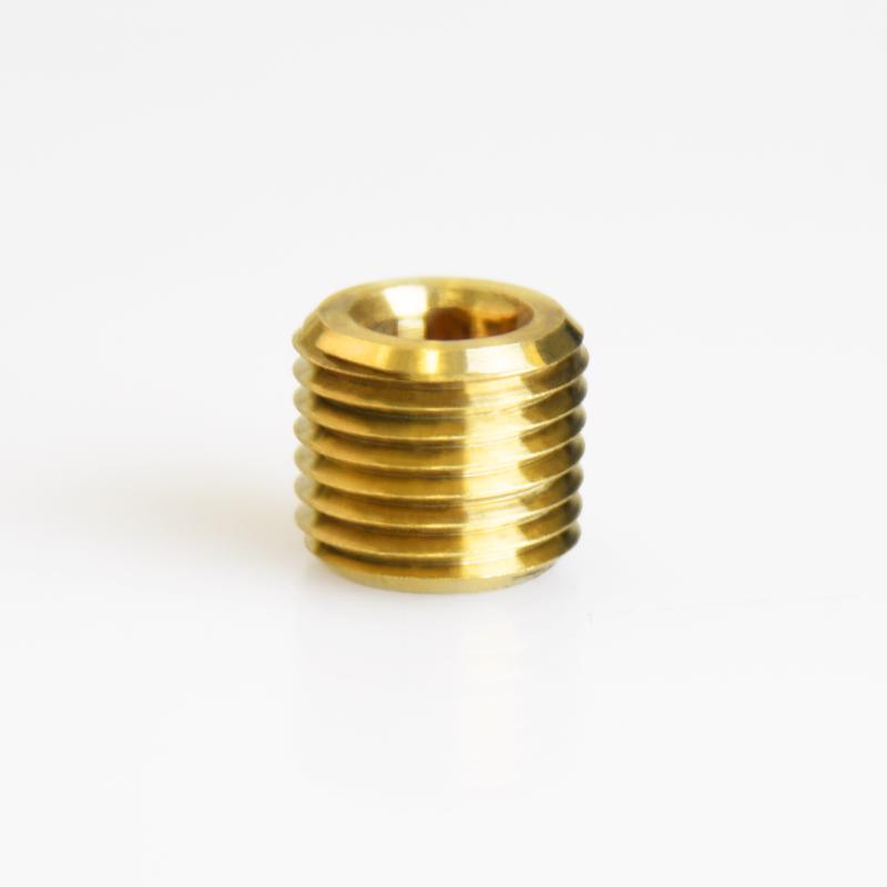 ATC 1/4 in. MPT Brass Counter Sunk Plug