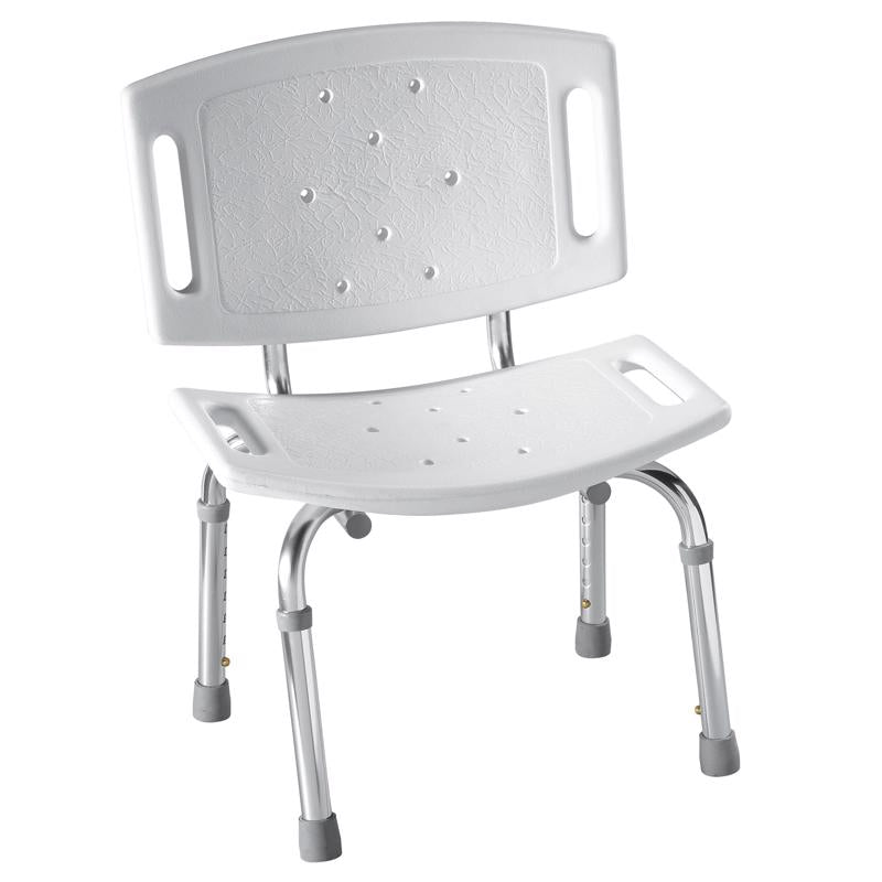 Moen Home Care Chrome White Tub and Shower Chair Plastic 21 H X 19.25 L