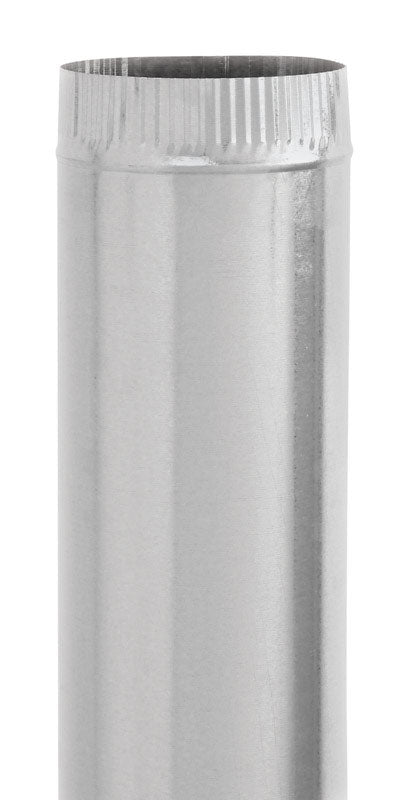 Imperial 4 in. D X 24 in. L Galvanized Steel Furnace Pipe