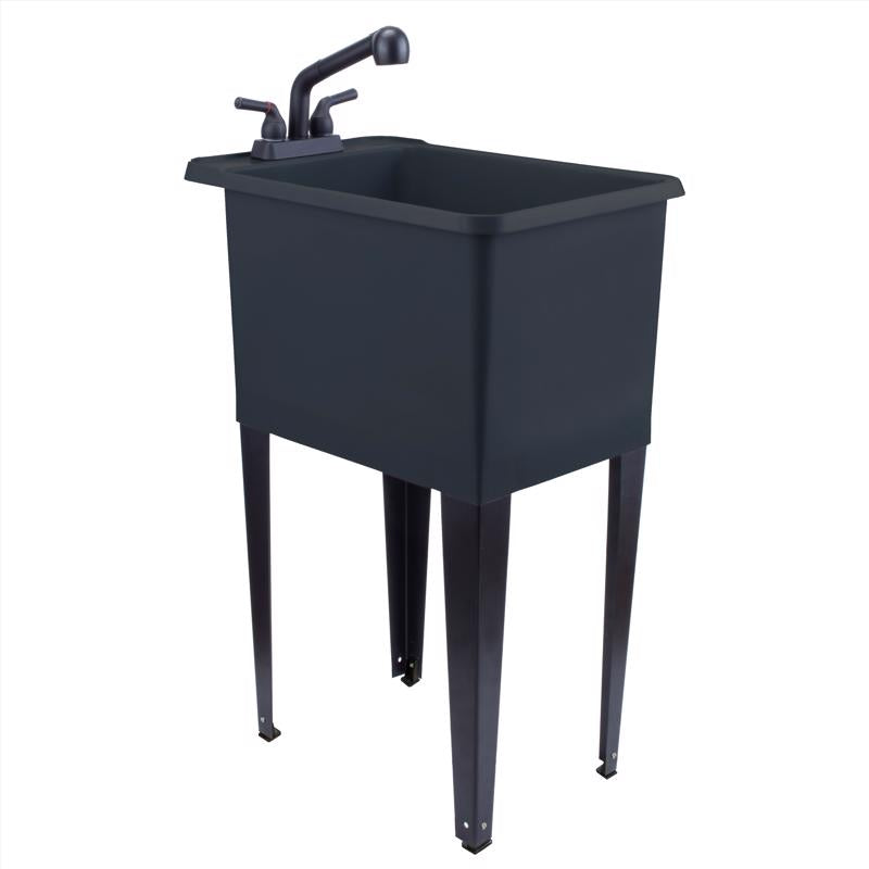 Tehila 17.75 in. W X 23.25 in. D Freestanding Thermoplastic Utility Sink