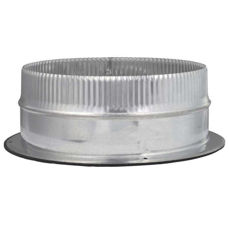 Imperial 10 in. D 26 Ga. Galvanized Steel Duct Start Collar