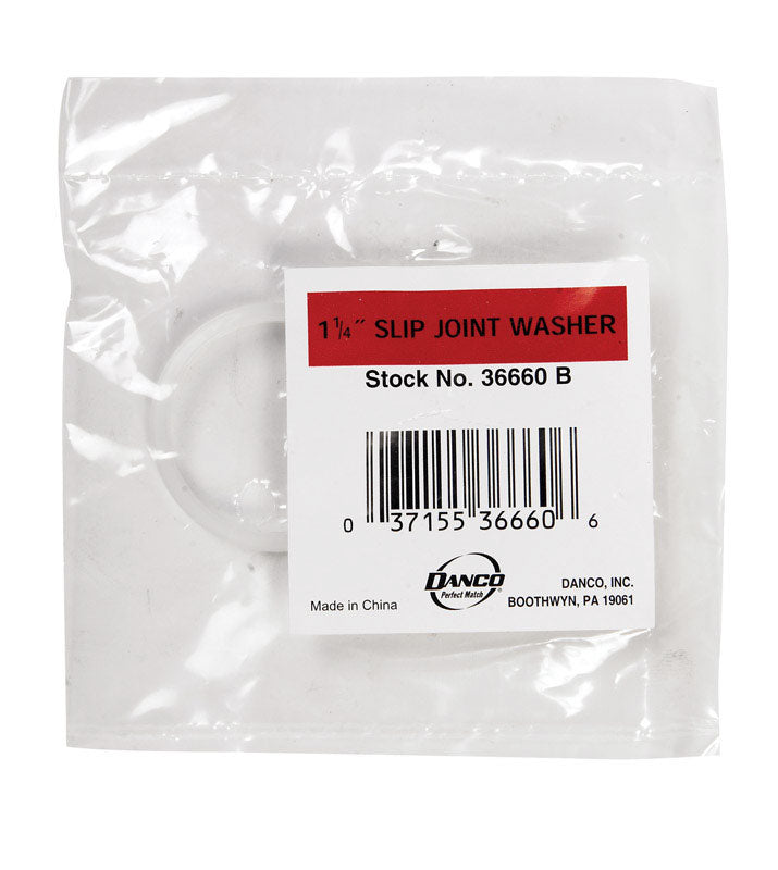 Danco 1-1/4 in. D Polyethylene Washer 1 pk
