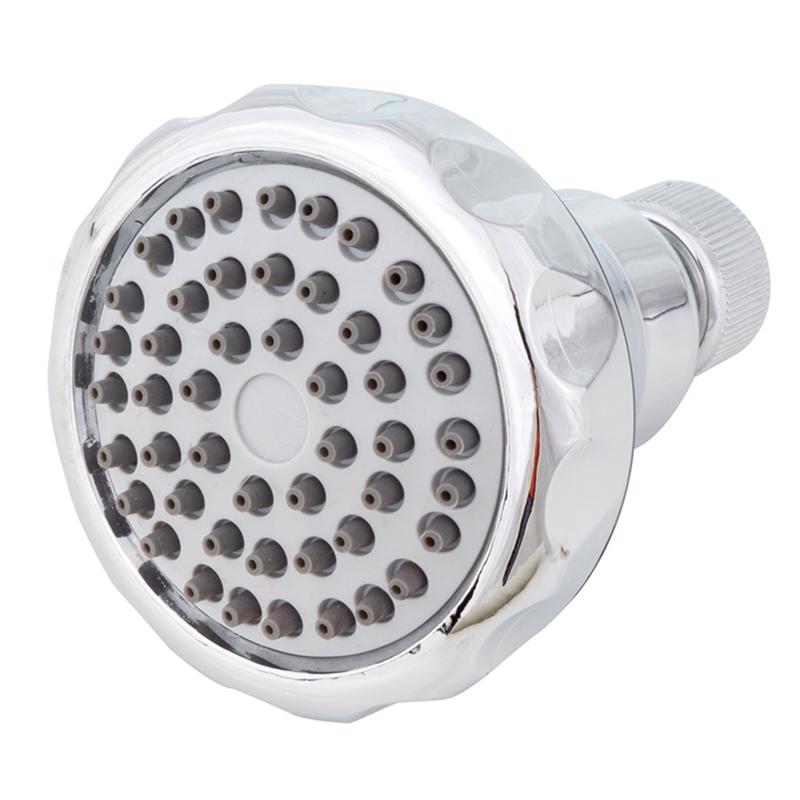 Whedon Chrome Plastic 1 settings Wallmount Showerhead 2 gpm