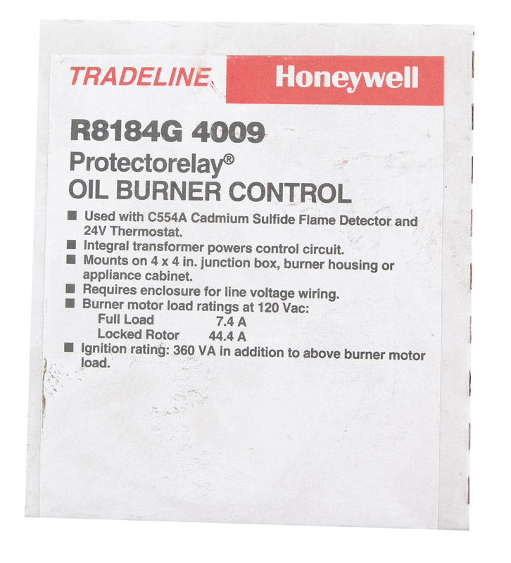 Honeywell Home 120 Oil Burner Control