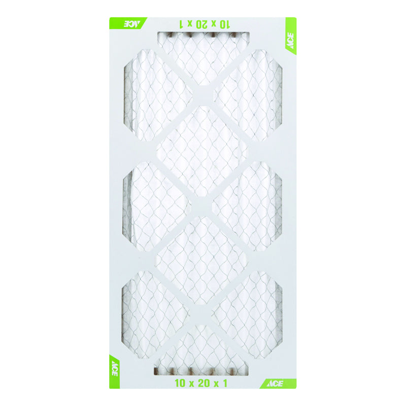 Ace 10 in. W X 20 in. H X 1 in. D Synthetic 8 MERV Pleated Air Filter 1 pk