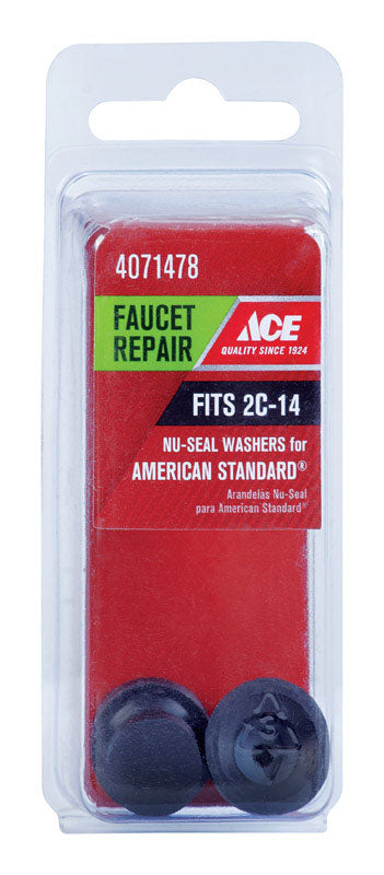 Ace 9/16 in. D Rubber Cadet Washer 2 pk
