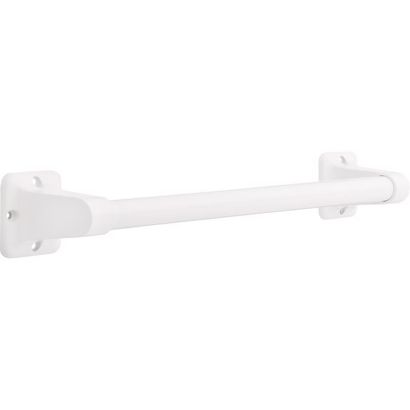 Delta Grab Bar White Stainless Steel 17.63 in. L