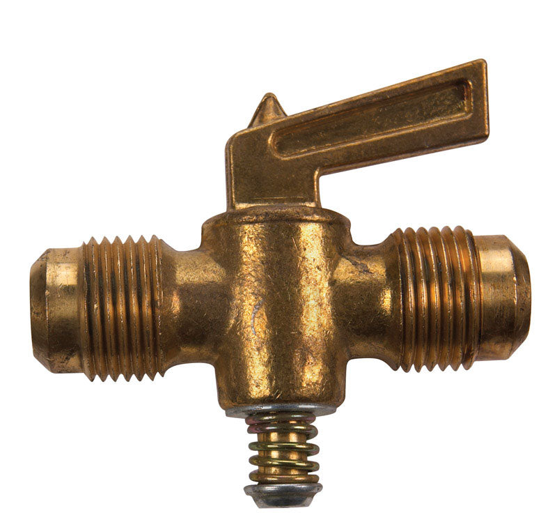 JMF Company Anderson 1/2 in. MPT X 1/2 in. MPT Brass Ground Plug Valve