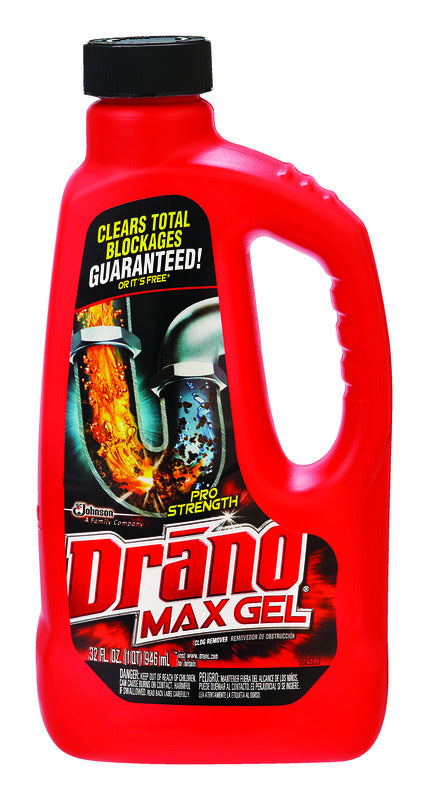 Drano Professional Strength Gel Clog Remover 32 oz