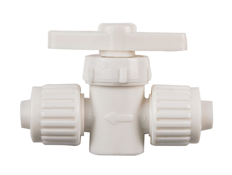 Flair-It 1/2 in. PEX X 1/2 in. PEX Plastic Supply Valve