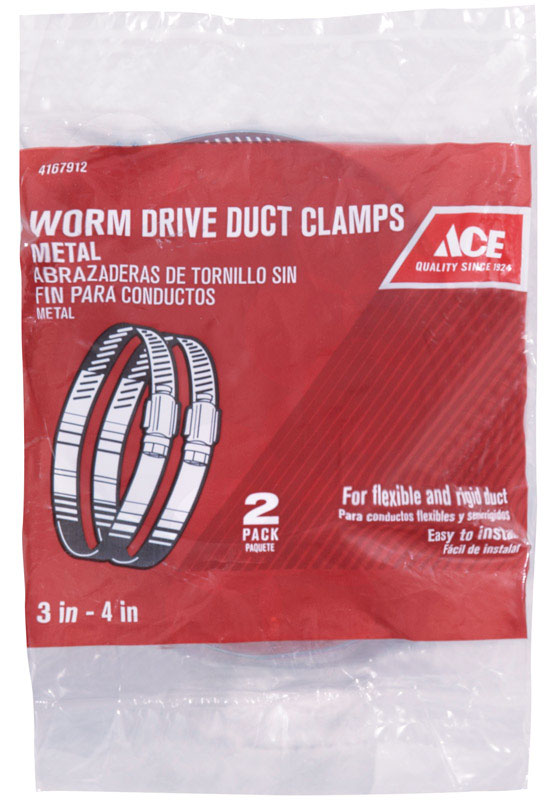 Ace 3 in to 4 in. Worm Drive Clamp Metal