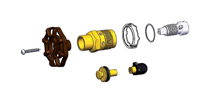 Woodford Model 25 1/2 in. MIP in. Hose Anti-Siphon Brass Repair Kit