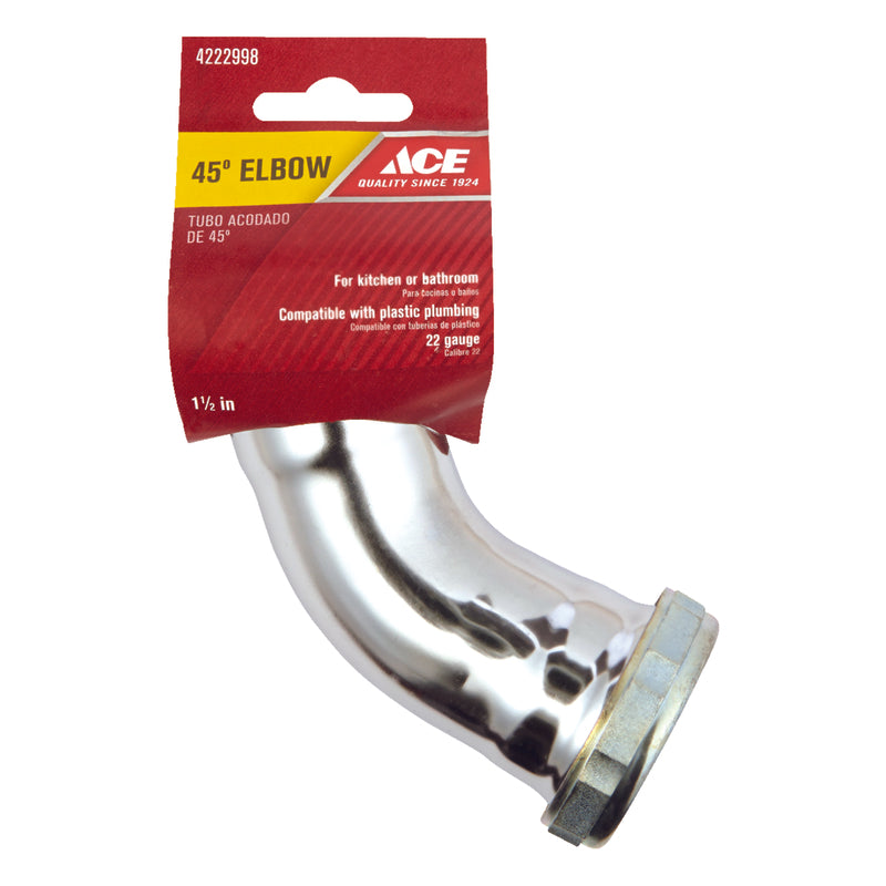 Ace 1-1/2 in. D Brass 45 Degree Elbow