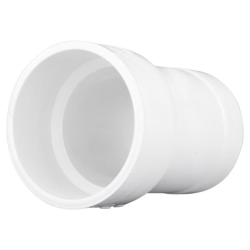 Charlotte Pipe 2 in. Hub X 2 in. D Spigot PVC Pipe Adapter 1 pk